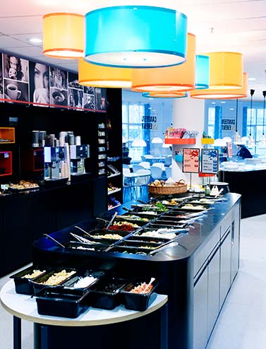 Dalgas Have canteen view of buffet